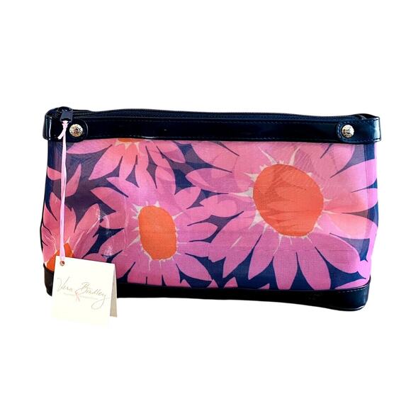 Vera Bradley Handbags - New with Tags Vera Bradley Loves Me Cosmetic Bag 12" Long